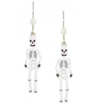 Sienna Sky Handpainted Halloween Skeleton Earrings 1088 - C8122GGD0UT