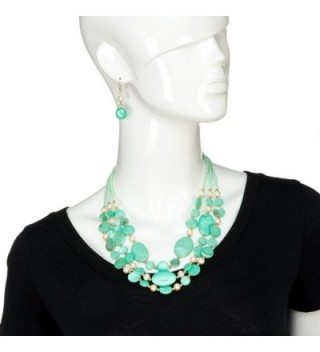 Turquoise Multi Shell Necklace Earring