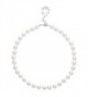 Jane Stone Simulated White Pearl Choker Collar Necklace for Women Mother 16" - Simulated White Pearl - CT12N1W3IYT