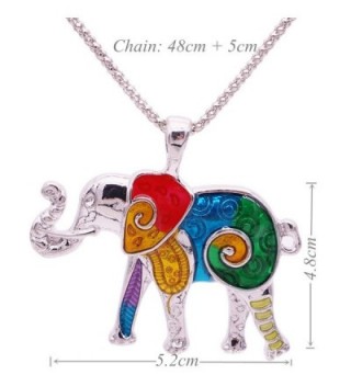 Miraculous Garden Elephant Enameled Necklace in Women's Jewelry Sets