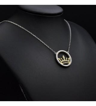 Yellow Plating Sterling Pendant Necklace in Women's Pendants