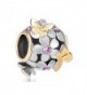 LovelyCharms Flower Butterfly Charm Beads For Bracelets - June - CB17YK3ACO6