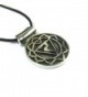 Manipurana- the Solar Plexus Chakra Pendant on Corded Necklace - CH1159GYX2D