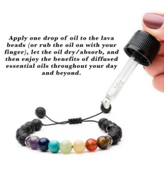 Chakra Stones Essential Diffusers Bracelets