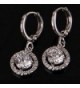 YAZILIND Jewelry Silver Zirconia Earrings
