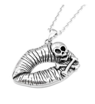 Controse Silver Toned Stainless Poisonous Necklace in Women's Pendants