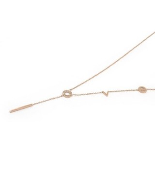 Lariat Layering Shaped Necklace Stainless