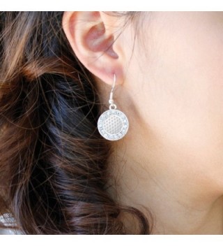 Lovers Circle Earrings Crystal Rhinestones in Women's Drop & Dangle Earrings