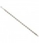 SilverLuxe Sterling Bracelet Rhodium Plated 7 5