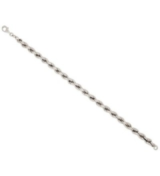 SilverLuxe Sterling Bracelet Rhodium Plated 7 5