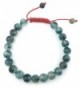Tibetan Mala Fluorite Bead Wrist Mala Bracelet for Meditation - CC127CVWC5H