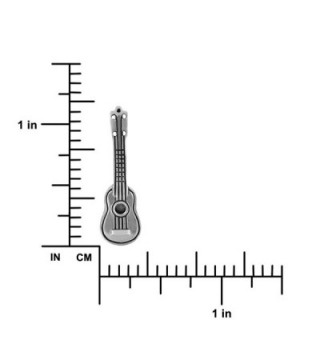 Sterling Silver Ukulele Pendant Necklace in Women's Pendants