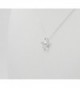 Sterling Necklace Polished Starfish Adjustable