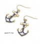 Feelontop Antique Anchor Earrings Jewelry