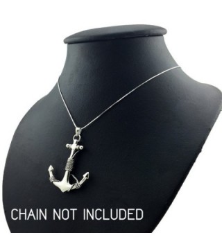 WithLoveSilver Sterling Silver Anchor Pendant