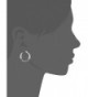 Napier Silver Tone Click Earrings