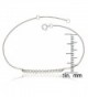 Sterling Silver Extension Bezel Set Bracelet in Women's Link Bracelets