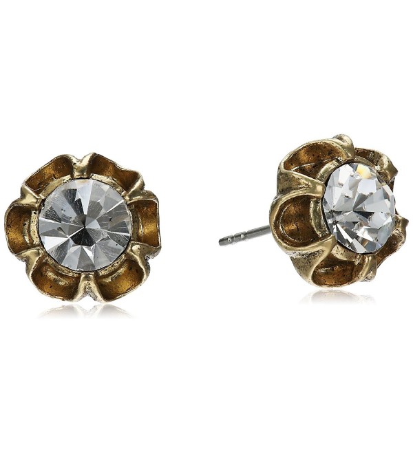 1928 Jewelry Post Stud Earrings - Crystal - CW111TRQ6CV