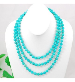 Stunning Blue Turquoise Necklace N16121411d