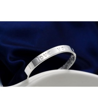 Merdia Sterling Bracelets Valentines Pattern