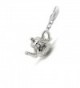 Clip on Tea Pot "Tea Time" Charm for European Jewelry with Lobster Clasp - CB11I7BUS71