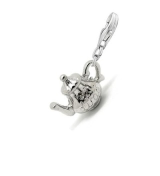 Clip on Tea Pot "Tea Time" Charm for European Jewelry with Lobster Clasp - CB11I7BUS71