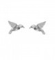 Boma Sterling Silver Origami Hummingbird Studs - CH110A2OCX5