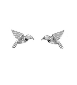Boma Sterling Silver Origami Hummingbird Studs - CH110A2OCX5