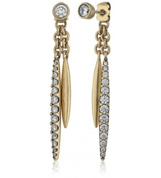 Nicole Miller "Artelier" Double Pods Front Back Drop Earrings - CR12M9LFV1R