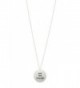 You Enough Silver Disc Necklace