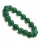 Antiquity Sian Art 3/8'' Beads Serpentine Charm Jewelry Strength Bracelet 7" Unisex (10 mm Green) - CH116GB2MTL