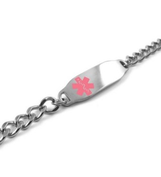 MyIDDr Pre Engraved Customizable Warfarin Bracelet in Women's ID Bracelets