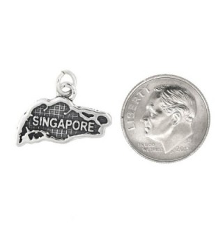 Sterling Silver Oxidized Singapore Travel