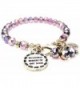 Lavender Purple Crystal In Loving Memory Of My Son Bracelet - CZ11USRBI1H