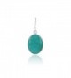 Sterling Silver Natural Turquoise Earrings in Women's Drop & Dangle Earrings