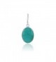 Sterling Silver Natural Turquoise Earrings in Women's Drop & Dangle Earrings