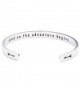 And So the Adventure Begins Cuff Bracelet Graduation Gift - Class of 2017 2018 Gift - Cuff - CF186724D78