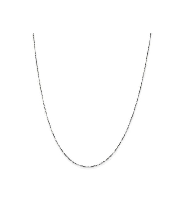 Finejewelers 10k White Gold .7mm Box Chain - CI11TYOTMLD