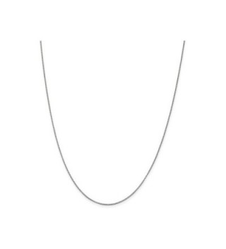 Finejewelers 10k White Gold .7mm Box Chain - CI11TYOTMLD