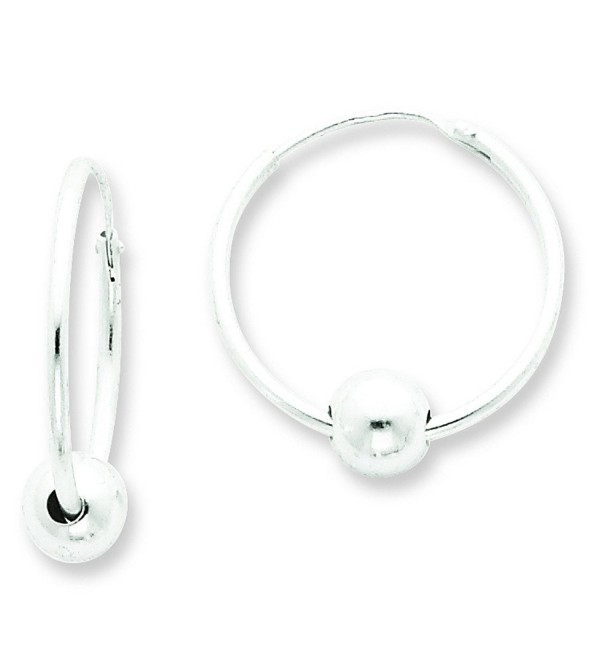 Sterling Silver Hoop Earrings - C8115734AE3