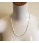 Brass Silver Removable Necklace Inches in Women's Chain Necklaces