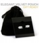 Elephant Stud Earrings Jewelry Silver