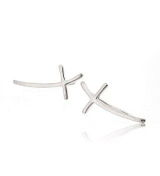 Sovats Sideways Earring Sterling Rhodium - CW12JQ9TTIB