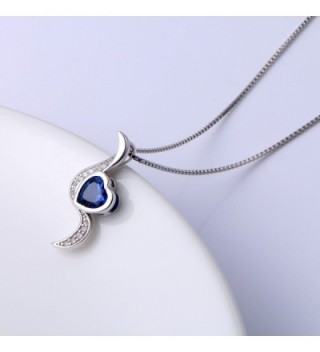 Sterling Silver Heart Pendant Necklace in Women's Pendants