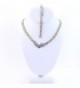 2 TONE I LOVE YOU HUGS AND KISSES NECKLACE AND BRACELET SET XOXO STAINLESS STEEL 20" LENGTH - CB12NH944RH