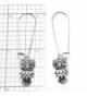 Sabai Silvertone Friends Earrings Earwires