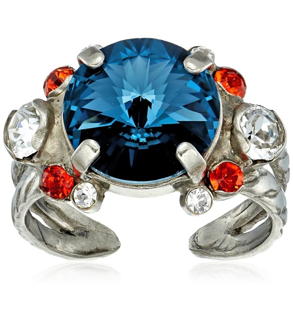 sorrelli battle blue crowning around ring- size 7-9 - CO186KMUDDT