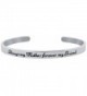 Inspirational Sentimental Positive Bracelet Stainless - Stainless Steel - CM1879M6S84