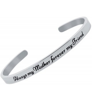 Inspirational Sentimental Positive Bracelet Stainless in Women's Cuff Bracelets