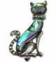 Lova Jewelry Abalone Cat Pin - CU128T6UY9F